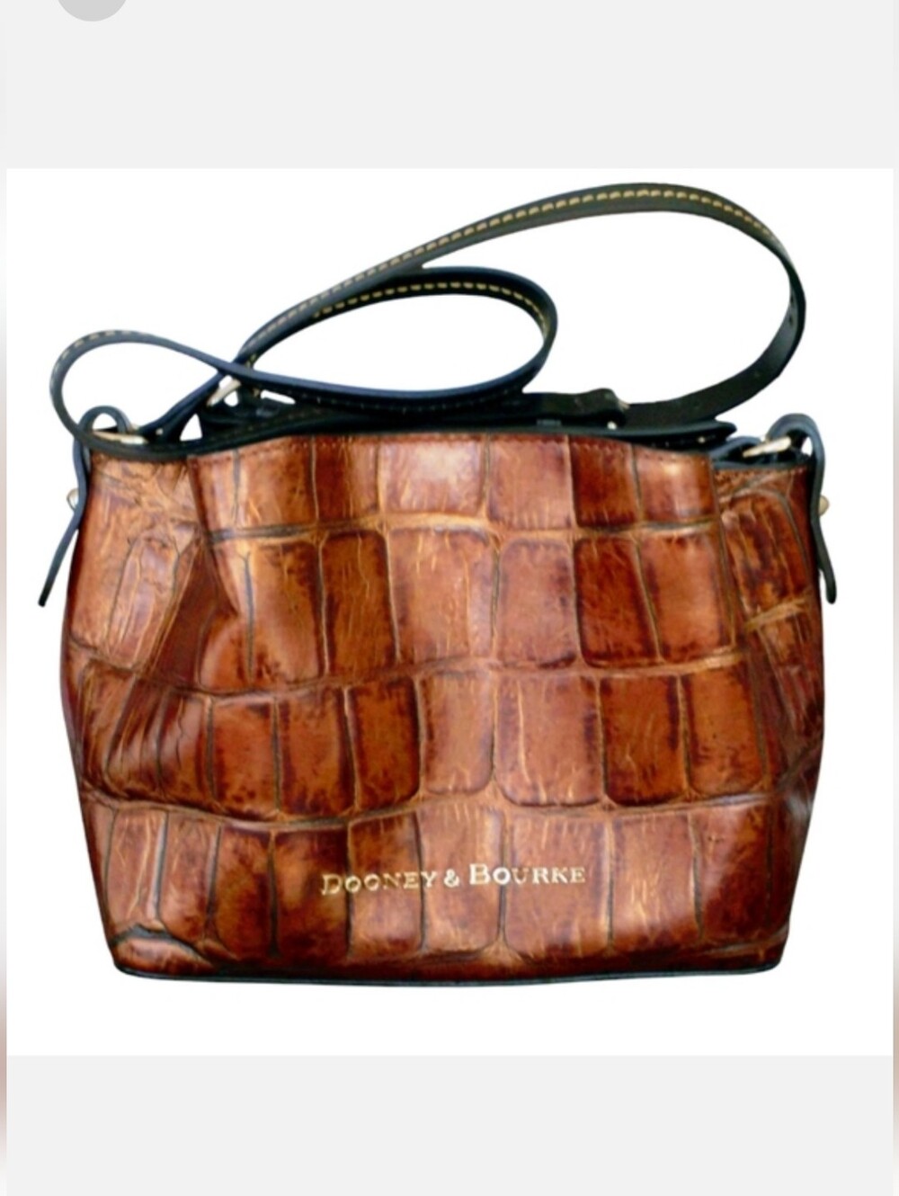 Dooney & Bourke Brown Leather Women's Crossbody Bag